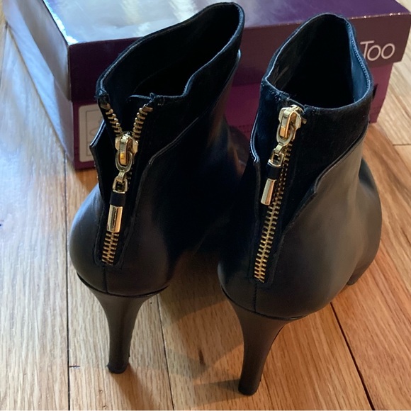 EUC Me Too black leather ankle boots size 9 - Picture 5 of 15